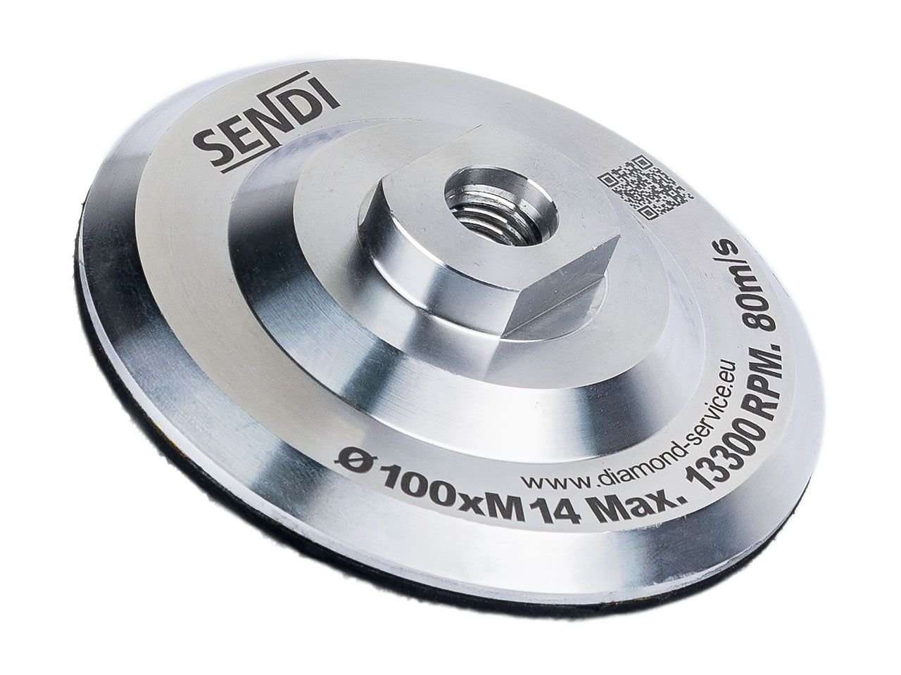 SENDI Klittenband Montagebeugel Ø100 (Aluminium) 3 SENDI Klittenband Montagebeugel Ø100 (Aluminium) - Afbeelding 3