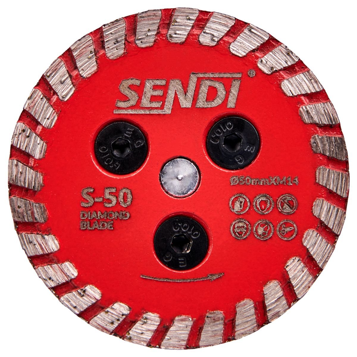 Diamantschijf voor steen SENDI S-50 Ø50/M14 3 Diamantschijf voor steen SENDI S-50 Ø50/M14 - Afbeelding 3