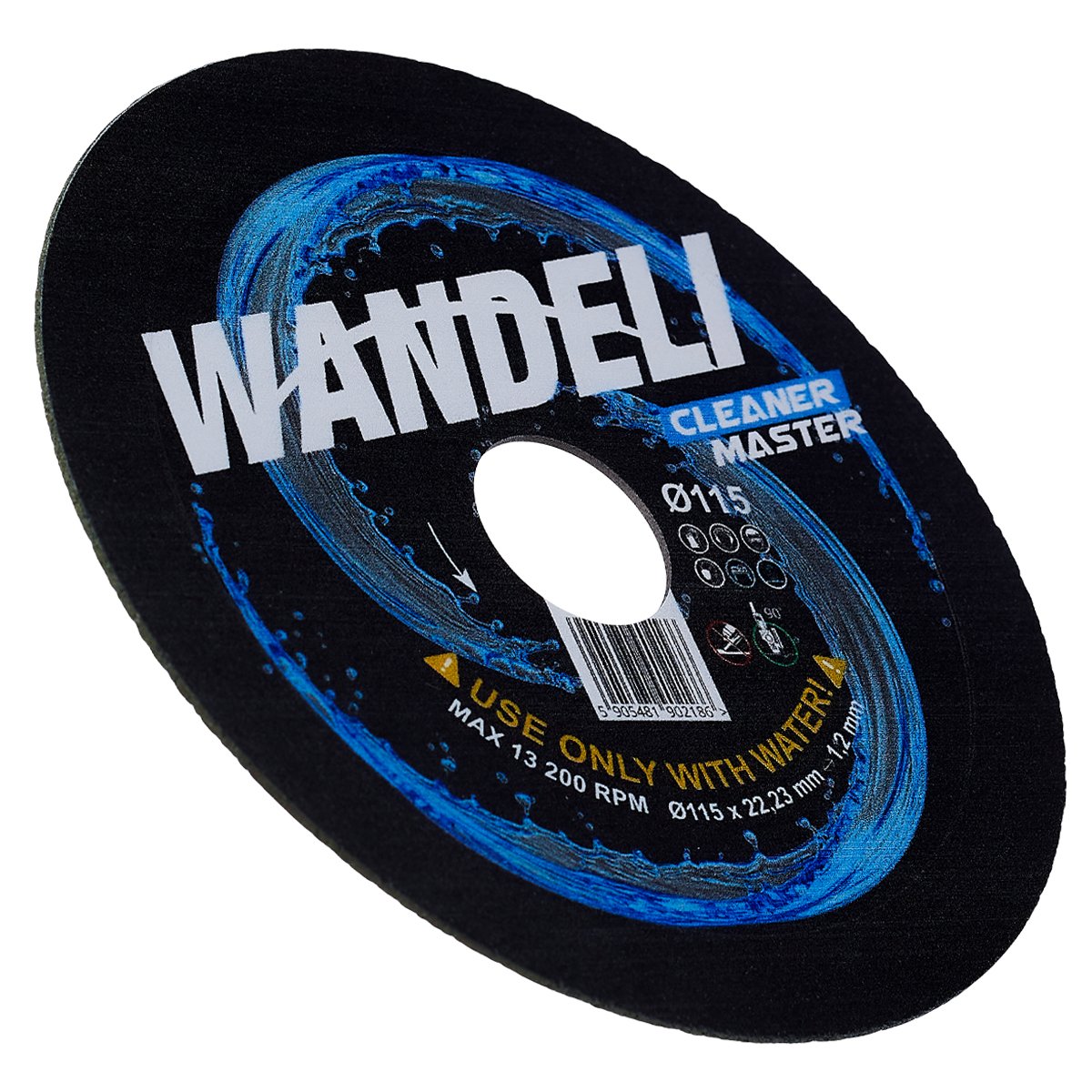 WANDELI Cleaner Master schijf Ø115 mm (22,23 x 1,2 mm) 3 WANDELI Cleaner Master schijf Ø115 mm (22,23 x 1,2 mm) - Afbeelding 3