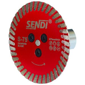 Diamantschijf voor steengoed SENDI S-75 Ø75/M14