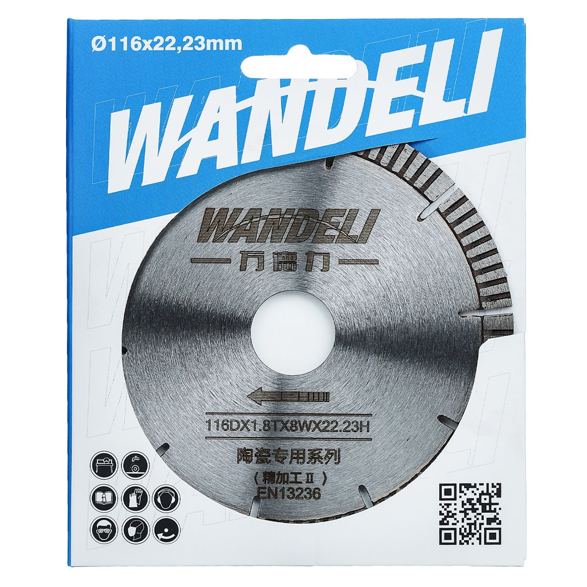 WANDELI J&P diamantzaagblad voor steengoed Ø116 3 WANDELI J&P diamantzaagblad voor steengoed Ø116 - Afbeelding 3